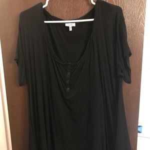 Black Buttoned Shirt